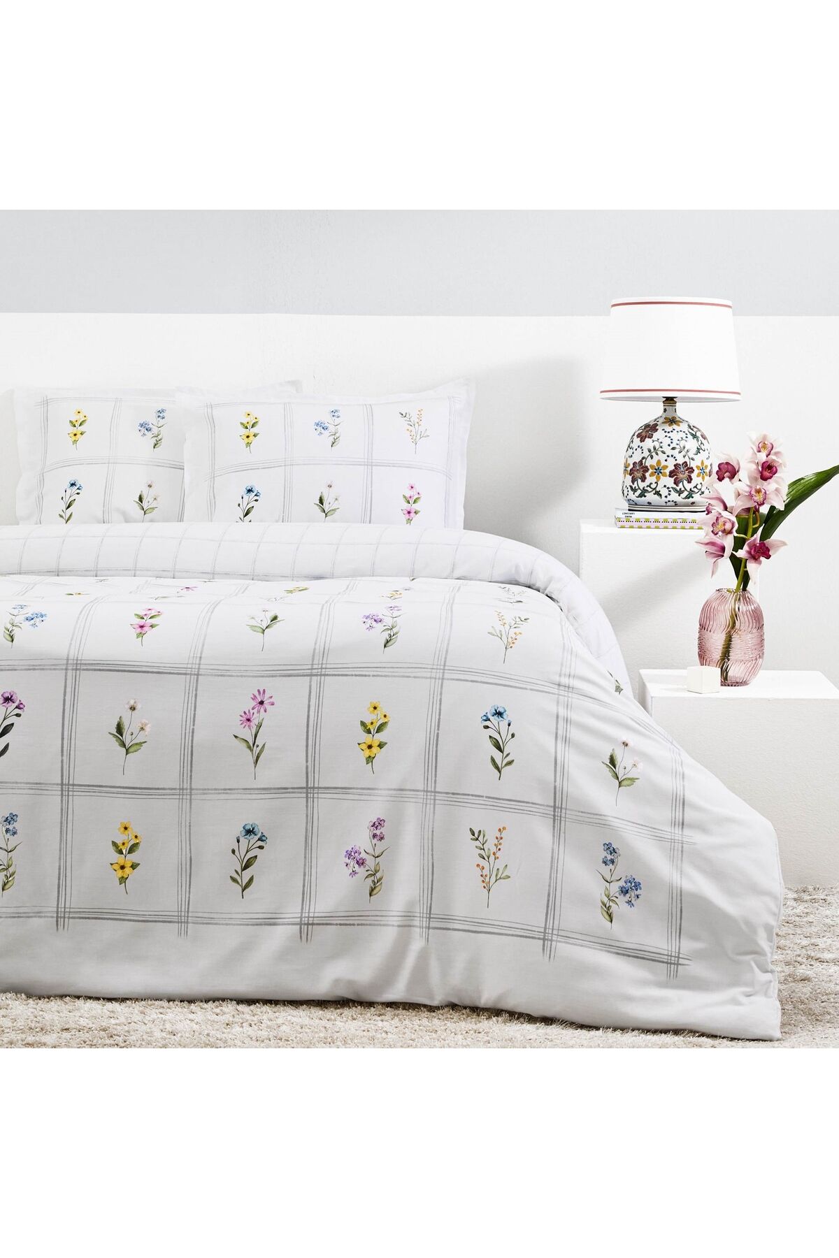 Reborn Harmony Organik Saten Çift Kişilik Nevresim Takımı Yeşil