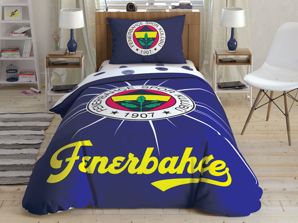 Taç Fenerbahçe Light Glow Tek Kişilik Nevresim Takımı 160 x 220 cm