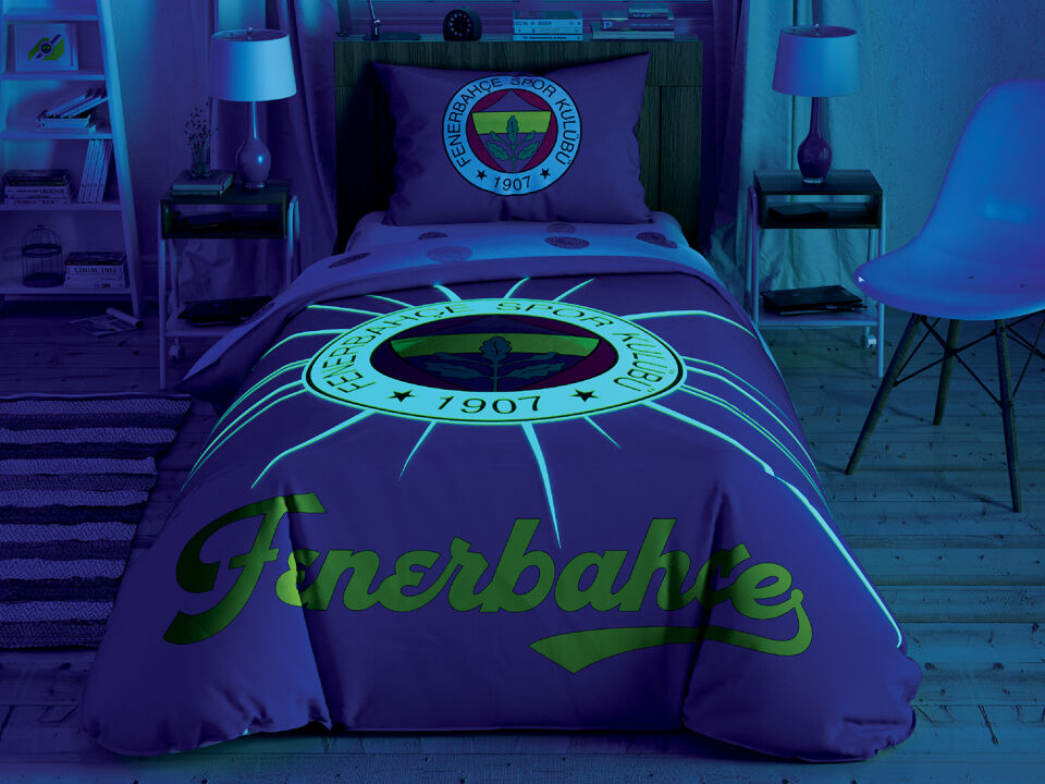 Taç Fenerbahçe Light Glow Tek Kişilik Nevresim Takımı 160 x 220 cm