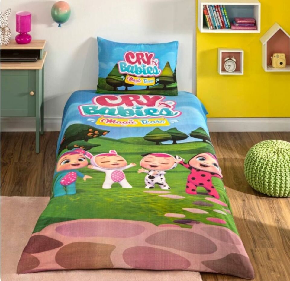Taç Yeni Sezon Lisanslı Cry Babies Nevresim Takımı