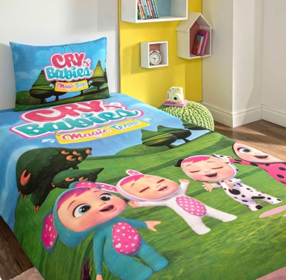 Taç Yeni Sezon Lisanslı Cry Babies Nevresim Takımı