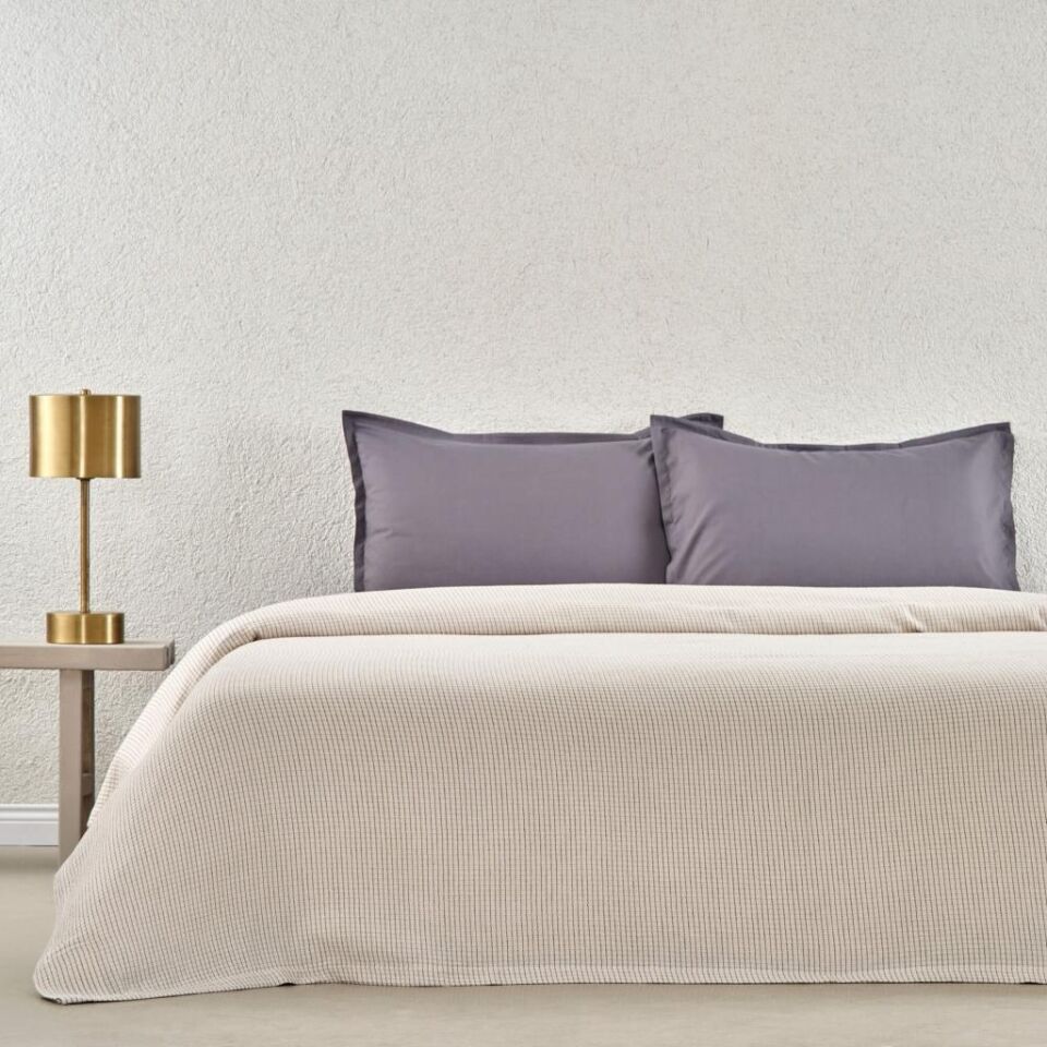 Taç Plain Bmr Çift Kişilik Private Set Gri