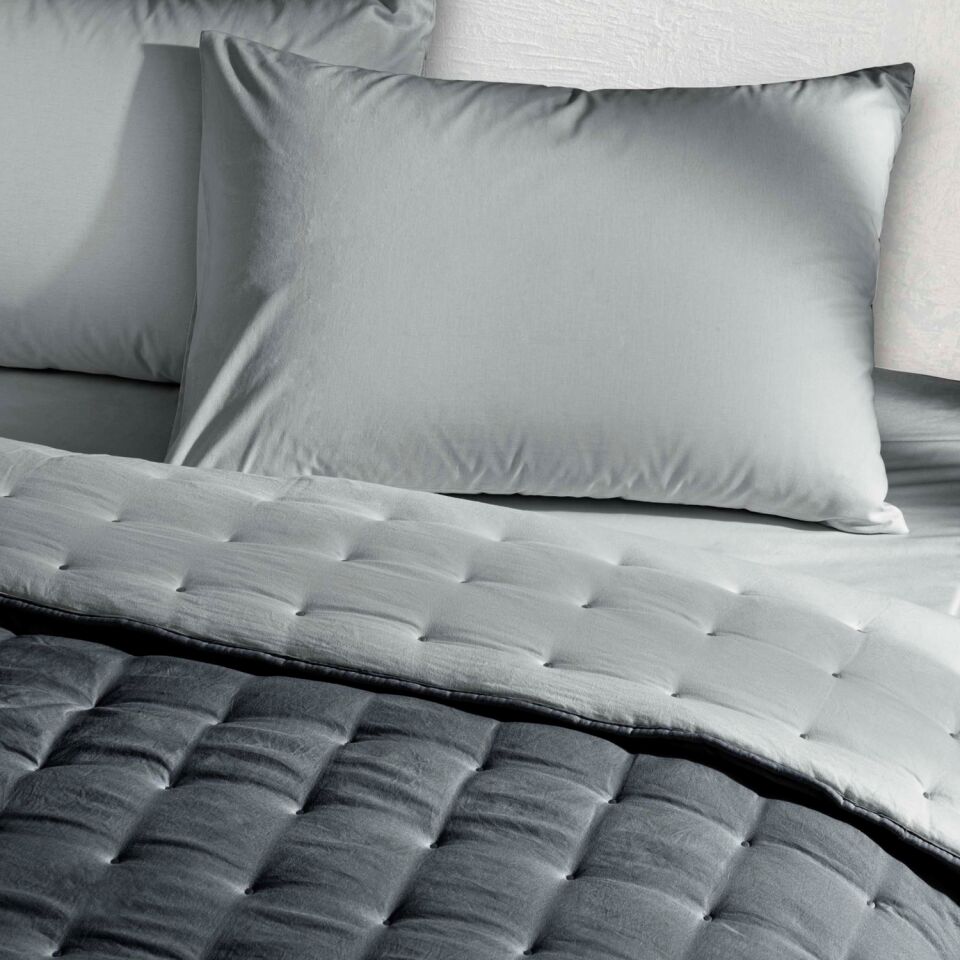 Taç Donna Modern Çift Kişilik Sleeper Set %100 Pamuk 195 x 215 cm Antrasit Renkli Desenli