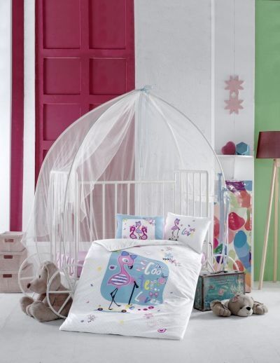 Clasy  Bebek Nevresim Takımı Domina Pembe