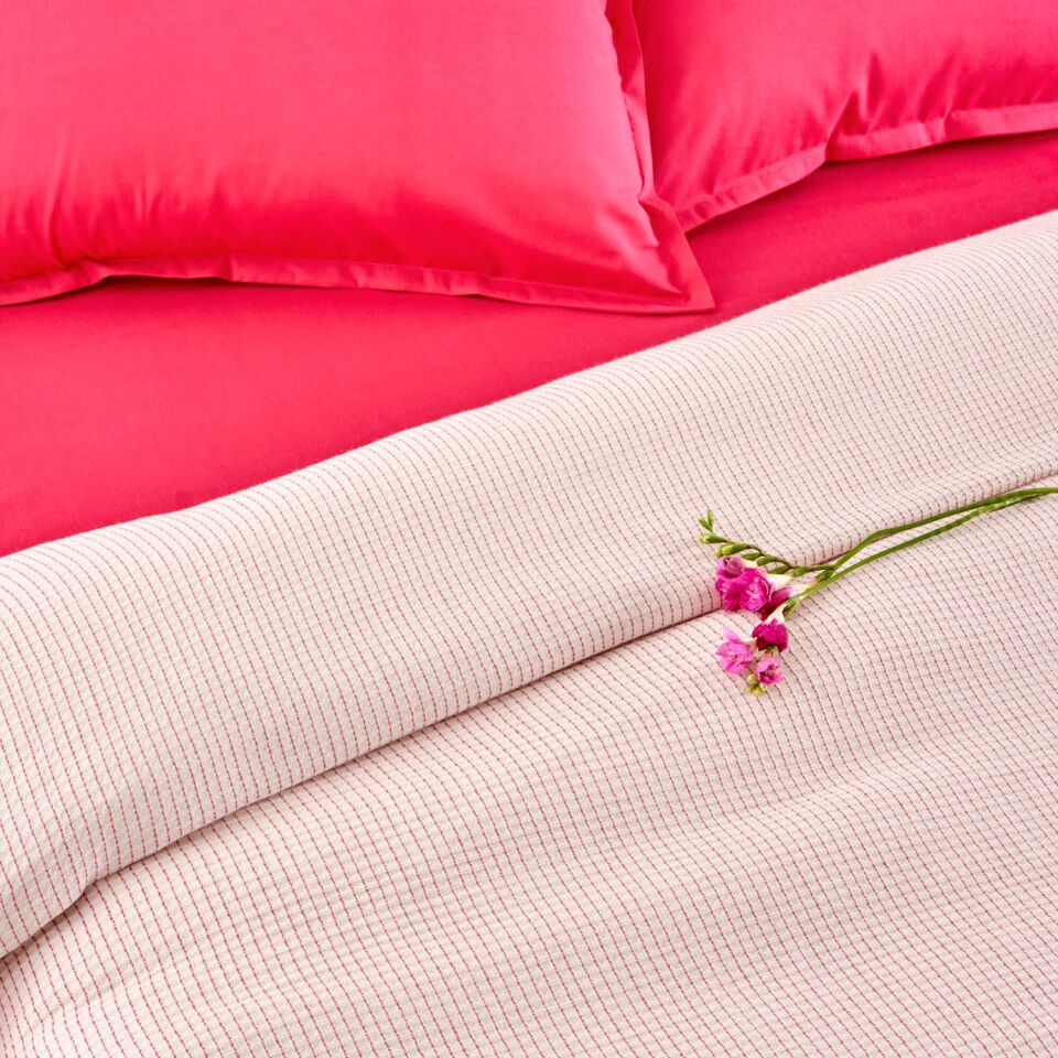 Taç Plain Bmr Çift Kişilik Private Set Fuşya