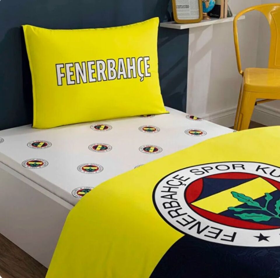 Taç Yeni Sezon Lisanslı Fenerbahçe Efsane Tek Kişilik Nevresim Takımı
