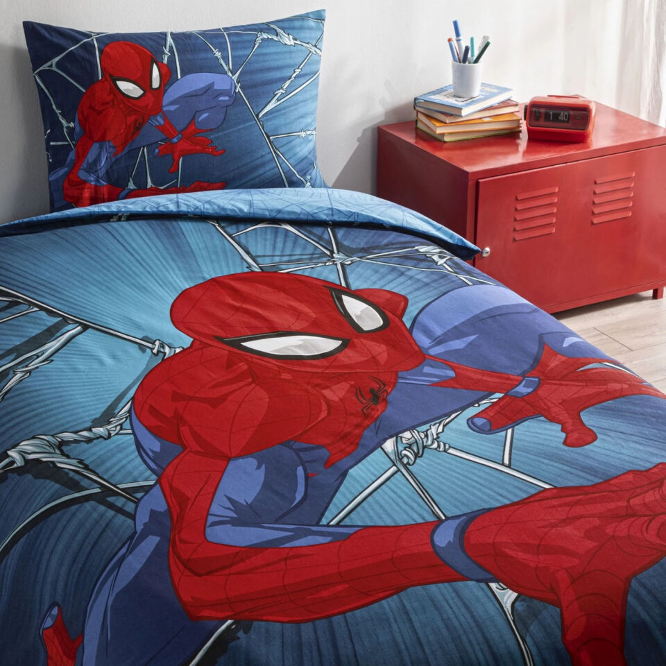 Taç Yeni Sezon Lisanslı Spiderman Rise Tek Kişilik Pamuk Nevresim Takımı