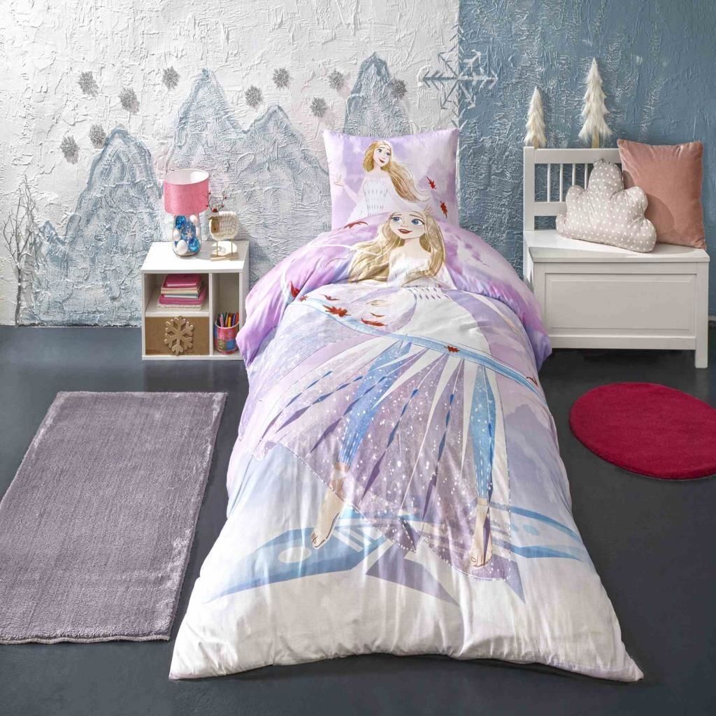 Taç Lisanslı Disney Frozen Breezy Tek Kişilik Nevresim Takımı