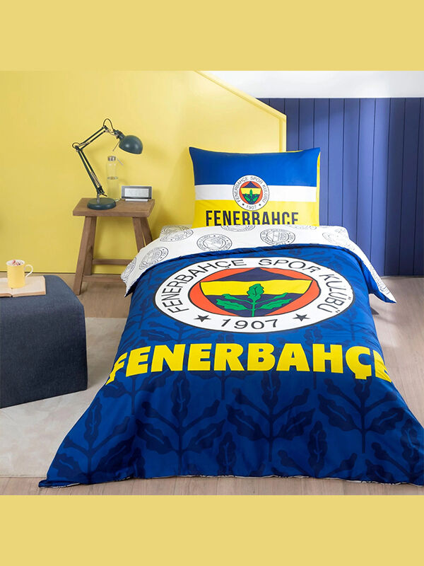 Taç Lisanslı Nevresim Takımı Fenerbahçe Palamut Tek Kişilik