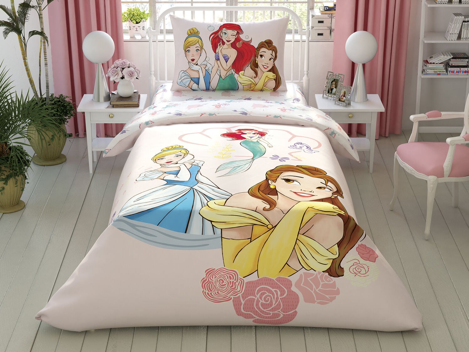 Taç Dısney Prıncess  Power Lisanslı Nevresim Takımı
