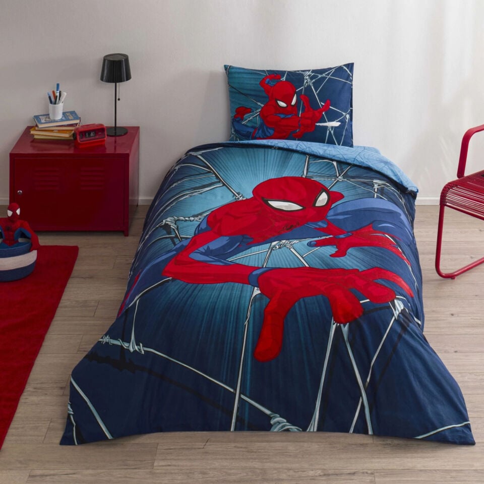 Taç Yeni Sezon Lisanslı Spiderman Rise Tek Kişilik Pamuk Nevresim Takımı