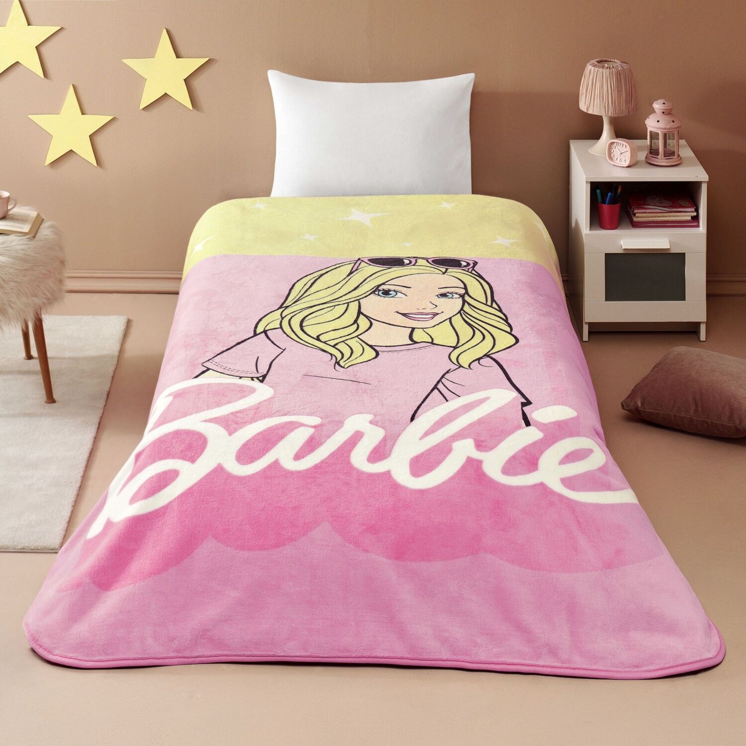 Taç Yeni Sezon Lisanslı Barbie Malibu Battaniye